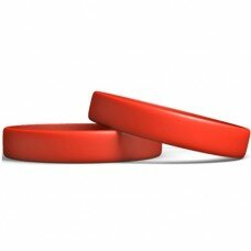 Silicone Wristband Manufacturer : Candy Apple Red color 